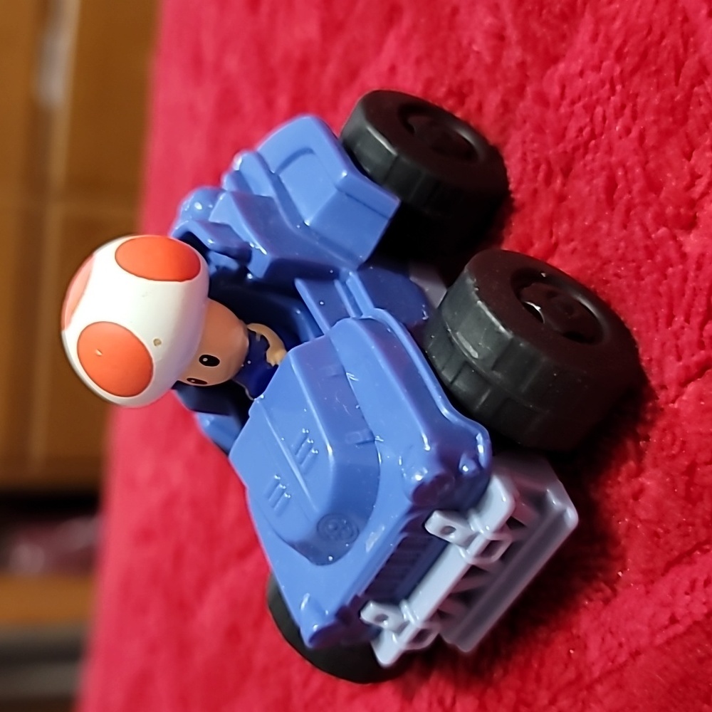Toad Kart  McDonald's Toy Super Mario Bros Movie  figure